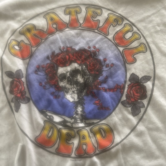 Free people x chaser grateful dead fringed tshirt - Picture 2 of 8